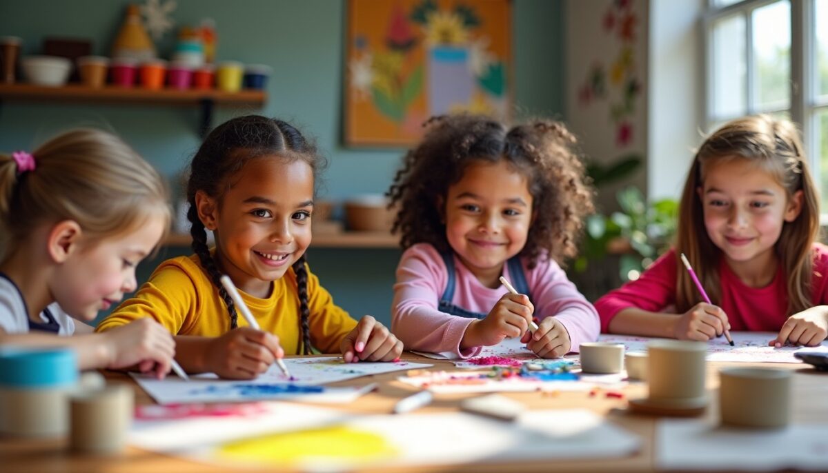 Ateliers créatifs incontournables pour filles de 8 à 12 ans à explorer