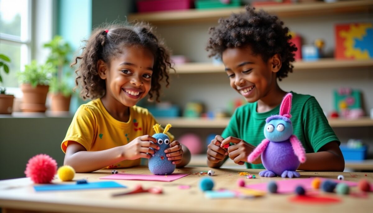 Ateliers créatifs pour enfants : inventez des animaux amusants à fabriquer